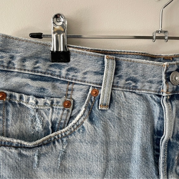 LEVI’S 501 Cutoff Jeans Shorts in Waveline 30 - Picture 3 of 9